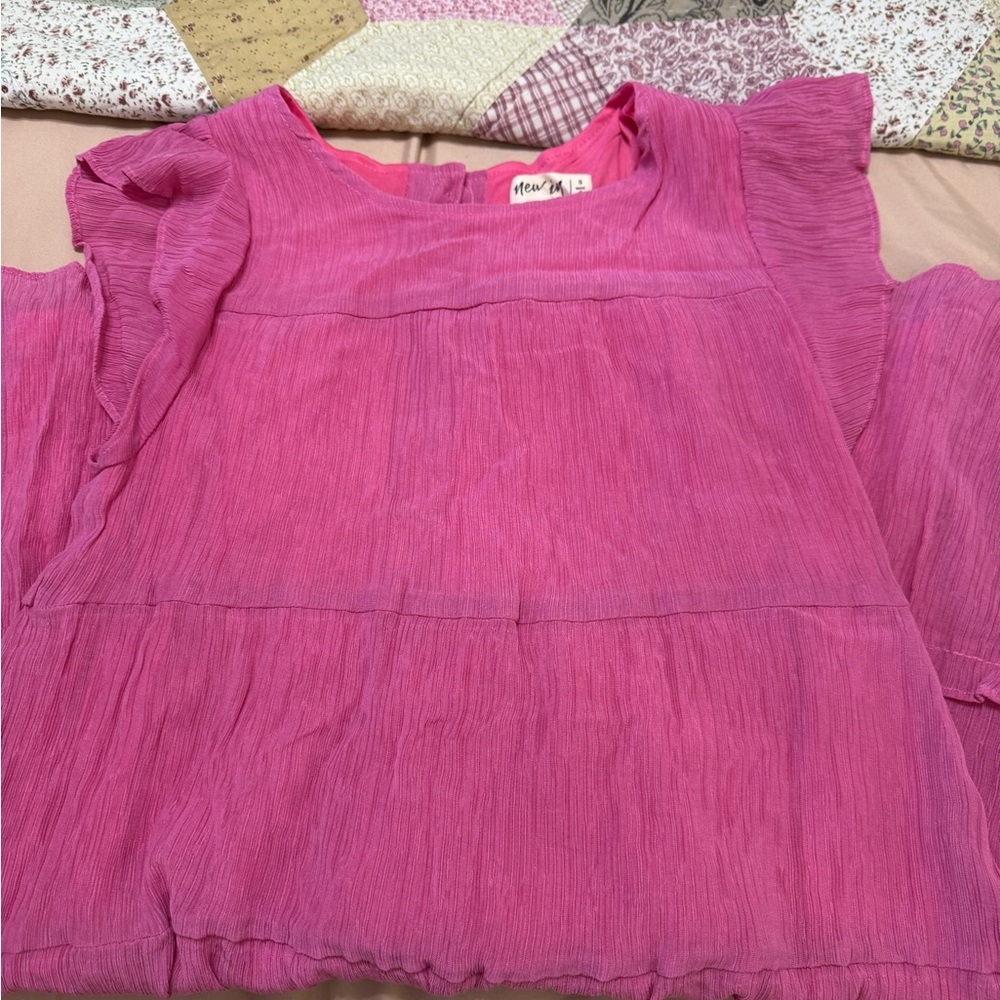 Pink Ruffled dress